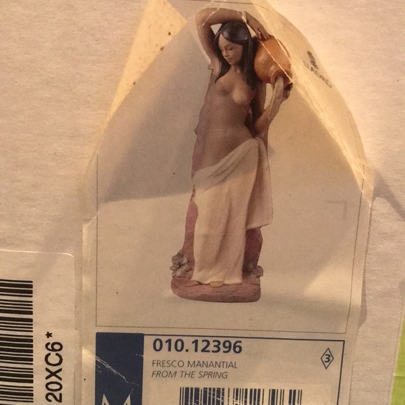 Beautiful Lladro FROM THE SPRING 010.12396 retired gres - woman with water jug - Picture 11 of 11